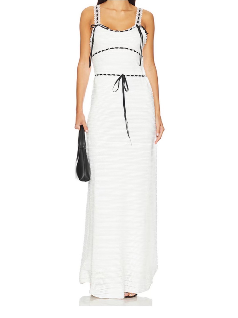 FOR LOVE & LEMONS Mayfair Maxi Dress in White